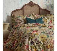 Edinburgh Weavers EW Morton - Juego de edredón Floral de satén de algodón de Lujo, Estampado Floral de diseño, 2000 Hilos (Chintz - King)