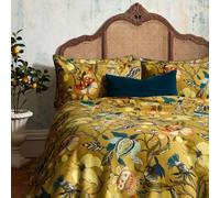 Edinburgh Weavers Morton King - Juego de Funda nórdica (algodón, Ocre