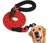 Edipets, Correa Perro, Correas para Perros, para Cachorro, Pequeños, Medianos y Grandes, 1,2 m, 1,5 m, 2,2 m, Correa Perro Adiestramiento (220 CM, Rojo)