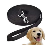 Edipets correa de adiestramiento de nylon negra para perros