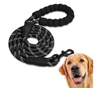 Edipets, Correa Perro, Correas para Perros, para Cachorro, Pequeños, Medianos y Grandes, 1,2 m, 1,5 m, 2,2 m, Correa Perro Adiestramiento (150 CM, Negro)