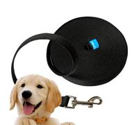 Edipets, Correa Perro Larga, Adiestramiento, Resistente 1.5m / 3m / 5m / 10m / 15m, de Naylon, Fuerte para Camping Paseo, para Perros/Mascotas Grande/Mediano/Pequeño (3 Metros, Negro)