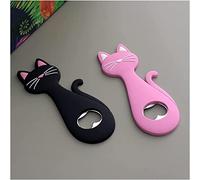 EdirFtra Abridor 2 Juegos de Gato de Dibujos Animados abrebotellas magnético refrigerador magnético Adornado Lindo abrebotellas