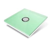 Edisio EFC-G01 - Placa protectora de cristal (1 tecla), color verde