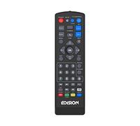 EDISION Universal Remote Control EDI-RCU 1 Aprender - Programable 2-en-1 para TV y receptor, compatible con PICCO T265+ y NANO T265+
