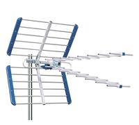 EDISION YAGI V 15db Antena TDT UHF 21-48 Exterior Digital Terrestre, con Filtro LTE 5G, Ideal para recepción de Televisión Digital Terrestre DVB-T/T2,Frecuencias 470-694Mhz,Longitud 105cm,LTE700,Azul