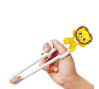 Edison Friends Palillos, palillos de entrenamiento, aprendizaje, principiantes, entrenamiento cerebral, práctica, comida coreana, sushi japonés, palillo de 1 paso para aprender, diestros, fabricado en