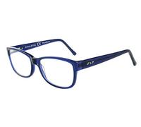 Edison & King Gafas presbicia Mujer - anti luz azul - Christales premium - „Workflow“ (Azul, +1,00 dpt)
