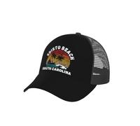 Edisto Beach, Carolina del Sur Hombre Mujer Sombrero Ajustable Gorra De Béisbol Secado Rápido Gorra Trucker para Golf Tenis Aire Libre