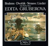 Edita Gruberova chante Brahms, Dvorak et Strauss : Lieder. Werba.