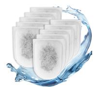Editbar 10 almohadillas de filtro para Tetra EasyCrystal Filter Pack C600, bolsas de filtro con tecnología de filtración de 4 capas, carbón activo, zeolita y algodón, purificación eficaz del agua y