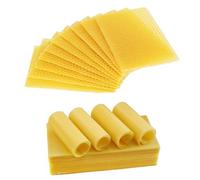 Editbar 30 velas de cera de abejas, 13 x 9 cm, placas de cera de abejas para velas, velas de cera de abejas, placas de cera para apicultura, hacer tus propias velas, para hacer velas, manualidades,