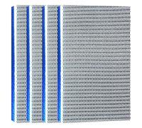 Editbar 4 piezas de algodón filtrante 8D para acuario, material de filtro bioquímico, reutilizable, muy eficaz para la purificación del agua, duradero, recortable, para acuarios y estanques (25 x 11