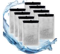 Editbar 8 filtros de repuesto para ReptoFilter, adecuado para Tetra EasyCrystal Filter 250 & FilterBox 300 - Acuario Filtros medios con carbón activo y guata de filtro, elimina olores, purificadora de