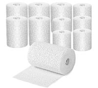 Editbar Juego de 10 rollos de vendaje de yeso para manualidades, 7,5 cm x 2,7 m, 5 cm x 2,7 m, vendas de yeso para regalo, para vendajes de yeso hechos a mano, de secado rápido