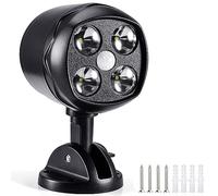 Editbar LED Spotlight with Motion Sensor Outdoor-600LM Battery Powered Outdoor Lamp with Sensor-IP65 Waterproof Super Bright Security Light Battery Operated for Garden-Driveway-Terrace-Entrance