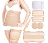 Editbar Paquete de 7 unidades de aceite de ricino de gran tamaño, kit de envoltura con algodón, envoltura de aceite de ricino, paquete reutilizable de aceite de ricino, para abdomen, cuello, rodillas