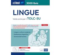EdiTEST. Lingue. 3000 quiz. Ampia raccolta di quesiti tratti da prove reali e 10 simulazioni d'esame per la preparazione ai test di ammissione. Con ... (EdiTest Ammissioni universitarie)