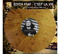 Edith Piaf - C'est La Vie (Limited Edition) (Numbered) (Gold Marbled Coloured) (LP)