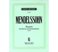 EDITION BREITKOPF MENDELSSOHN-BARTHOLDY F. - KLAVIERKONZERT A-MOLL - 2 PIANO Hojas clásicas Piano