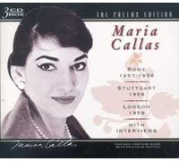Edition Callas, Vol. 3 : Concerts De Rome 1957-1958, Stuttgart 1959, Londres 1959 + Interviews