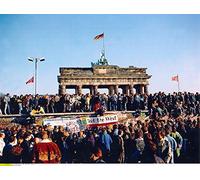 Edition Colibri Postal lenticular Mauerfall Puerta de Brandenburgo 1979/1989 - Berlín