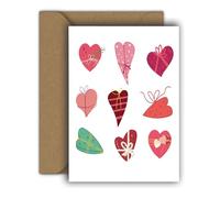 Edition Colibri Tarjeta de San Valentín para él y ella, A6, tarjeta plegable con sobre, tarjeta de amor, aniversario, tarjeta de aniversario, tarjeta de San Valentín, corazón (regalos de amor)