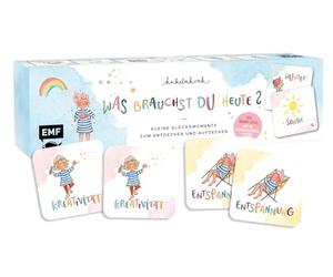 Edition Michael Fischer Juego de Notas 34309: ¿Qué Necesitas Hoy? Pequeños Momentos de Felicidad para Descubrir y Descubrir. con 60 Hermosos Motivos para deleitar tu corazón, de 6 a 99 años, Amarillo