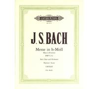 Edition Peters Bach Johann Sebastian - Mass In B Minor BWV 2321 - Full puntuaciones clásica de la fragancia Orquesta