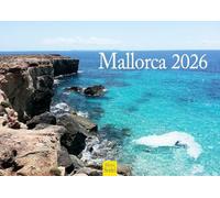 Edition Seidel Calendario Mallorca 2026 Premium formato DIN A4 calendario de pared Europa España Isla Baleares mar playa