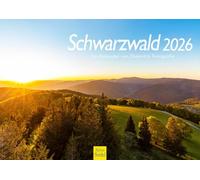 Edition Seidel Calendario premium 2026 de la Selva Negra, formato DIN A4, calendario de pared Europa Alemania Baviera Baden-Württemberg Süddeutschland Werner Dieterich