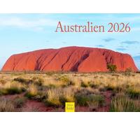 Edition Seidel Calendario Premium Australia 2026, formato DIN A4, calendario de pared Pacífico, Sydney, Melbourne, Parque Nacional Uluru Ayers Rock