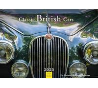 Edition Seidel Calendario Premium Classic British Cars 2025, formato DIN A3, calendario de pared, calendario de coche, Inglaterra, coche antiguo, máquina clásica, coche deportivo Christian Müringer