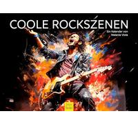 Edition Seidel Calendario premium con escena de rock 2026, formato DIN A3, calendario de pared, Rock 'n' Roll, música, concierto, escenario, amantes del rock, guitarra, estilo de vida, melanie viola