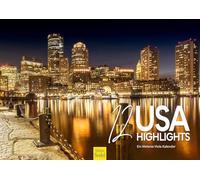 Edition Seidel Calendario premium de 12 Estados Unidos destacados 2026, formato DIN A3, calendario de pared, Parques Nacionales de Estados Unidos, Nueva York, Chicago, Miami, San Francisco, Boston