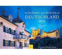 Edition Seidel Calendario premium de castillos y castillos en Alemania 2026, formato DIN A4, calendario de pared Bayern Baden-Württemberg Schleswig-Holstein Christian Müringer