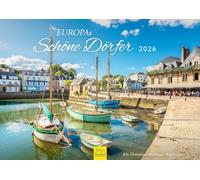 Edition Seidel Calendario premium de Europa con bonitos pueblos 2026, formato DIN A4, calendario de pared, Europa, Escocia, España, Dinamarca, Inglaterra, Francia, Italia, Suecia, pueblo Christian