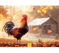 Edition Seidel Calendario premium de granja 2026, formato DIN A3, calendario de pared, calendario de animales, animales domésticos, agricultores, vacas, pollo, caballo, cerdo, burro, melanie viola