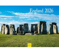 Edition Seidel Calendario premium de Inglaterra 2026, formato DIN A3, calendario de pared de Londres Big Ben Westminster Tower Bridge Támesis Metrópoli Skyline