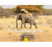 Edition Seidel Calendario premium de la amistad 2026, formato DIN A4, calendario de pared para buenos amigos, imágenes con animales, citas, sabiduría, inspiración, motivación