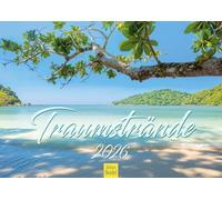Edition Seidel Calendario premium de playas de ensueño 2026, formato DIN A3, calendario de pared, caribe, Tailandia, Maldivas, Seychelles, República Dominicana, playa, mar, costa, palmeras
