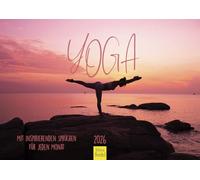 Edition Seidel Calendario premium de yoga 2026, formato DIN A4, calendario de pared, meditación, atención plena, salud, deporte, mar, refranes, sabiduría, citas