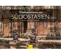 Edition Seidel Calendario premium del sudeste asiático 2026, formato DIN A3, calendario de pared, calendario de pared, Asia Malasia, Laos, Vietnam Tailandia, Camboya, Filipinas, Brunei, Indonesia