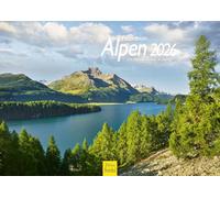 Edition Seidel Calendario Premium Fascination Alpen 2026, formato DIN A4, calendario de pared Europa Alemania, Austria, Italia, Francia, Suiza, Baviera, Tirol del Sur Rainer Mirau