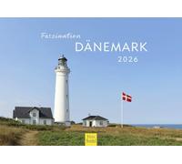 Edition Seidel Calendario Premium Fascination Dinamarca 2026, formato DIN A4, calendario de pared, Europa, Escandinavia, Copenhague, Mar del Norte, Mar Báltico, Naturaleza, Paisaje