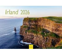 Edition Seidel Calendario premium Irlanda 2026, formato DIN A4, calendario de pared, Europa, Irlanda, Dublín, isla verde, parque nacional del mar