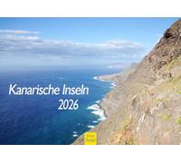 Edition Seidel Calendario Premium Islas Canarias 2026, formato DIN A4, calendario de pared España Gran Canaria Tenerife Lanzerote Fuerteventura