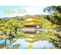 Edition Seidel Calendario Premium Japón 2026 formato DIN A3 calendario de pared Asia Pacífico Tokio Fuji Parque Nacional Templo