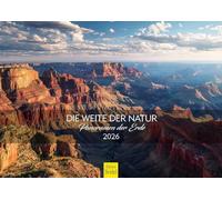 Edition Seidel Calendario premium La inmensidad de la naturaleza, panoramas de la Tierra 2026, formato DIN A4, calendario de pared, calendario natural, paisajes