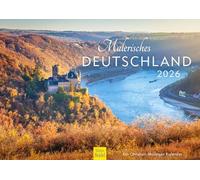 Edition Seidel Calendario premium pintoresco Alemania 2026, formato DIN A3, calendario de pared, Berlín, Baviera, Sajonia, lago de Constanza Sylt Rhein Alpes Christian Müringer
